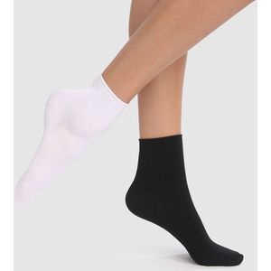 DIM - Set van 2 Paar Sokken - Zwart - Modal Materiaal