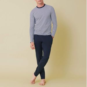 Pyjama met lange mouwen Jeason LE SLIP FRANCAIS. Katoen materiaal. Maten M. Blauw kleur