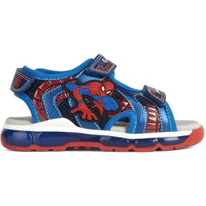 Sandalen met LED Android x Spiderman GEOX. Synthetisch materiaal. Maten 32. Blauw kleur