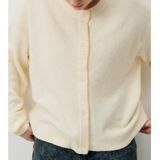 AMERICAN VINTAGE - DAMSVILLE - Vest - Lichtbeige - Lange Mouwen - Ronde Hals