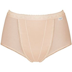 Set van 2 maxi slips Control platte buik SLOGGI. Katoen materiaal. Maten 40 FR - 38 EU. Beige kleur