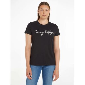 TOMMY HILFIGER - T-shirt - Zwart - Katoen
