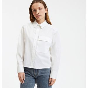 LA REDOUTE COLLECTIONS - Boxy Overhemd - Katoen - Wit
