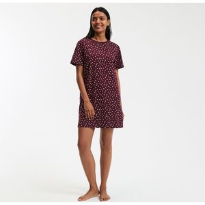 LA REDOUTE COLLECTIONS - Nachthemd - Katoenen Jersey - Stippenprint