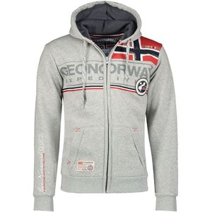 GEO NORWAY Flipper - Hoodie - Grijs - Katoen/Polyester