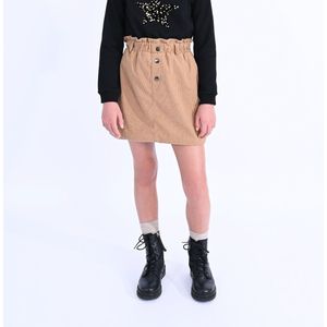 Korte rok MOLLY BRACKEN GIRL. Polyester materiaal. Maten 12 jaar - 150 cm. Kastanje kleur