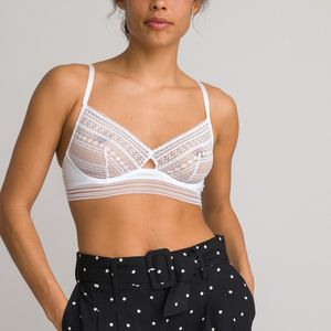 LA REDOUTE COLLECTIONS - Nayea - Balconnet-BH - Wit - Kant