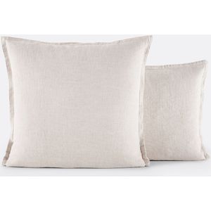 LA REDOUTE INTERIEURS - Kussensloop - Naturel - Gewassen Linnen