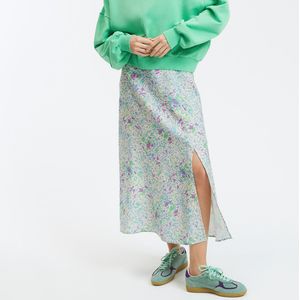 LA REDOUTE COLLECTIONS - Bedrukte Lange Rok - Kastanje Kleur - Viscose Materiaal