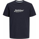 T-shirt met korte mouwen en logo JACK & JONES JUNIOR. Katoen materiaal. Maten 12 jaar - 150 cm. Blauw kleur