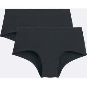 LA REDOUTE COLLECTIONS - Hipsters - Zwart - Set van 2 - Katoen