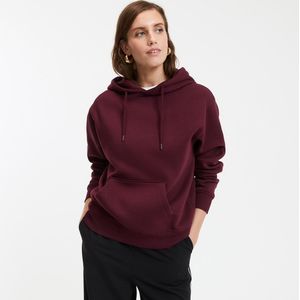 LA REDOUTE COLLECTIONS - Hoodie - Bordeaux Rood - Katoen Polyester
