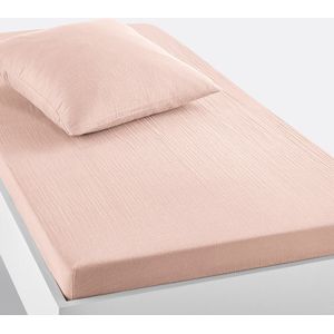 Kumla - Effen Hoeslaken - Nude - 100% Katoen - Tetra