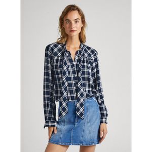 Geruite blouse PEPE JEANS. Viscose materiaal. Maten L. Andere kleur