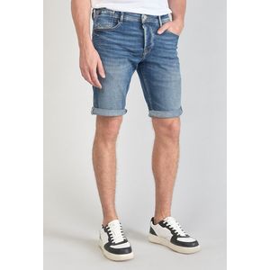 Jeansshort LE TEMPS DES CERISES. Katoen materiaal. Maten 33 (US) - 48 (EU). Blauw kleur