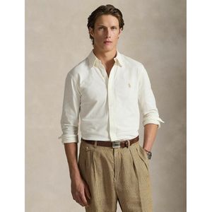 Polo Ralph Lauren - Recht Hemd - Beige - Katoen