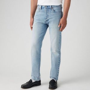 Levi's - 501 Slim Taper - Spijkerbroek - Blauw - 99% Katoen, 1% Elastaan
