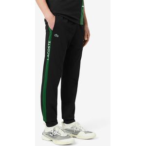 LACOSTE - Sportbroek - Zwart/Groen - Polyester