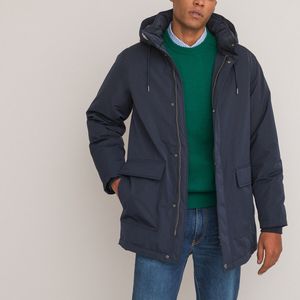 Warme parka met opstaande kraag LA REDOUTE COLLECTIONS. Polyester materiaal. Maten L. Blauw kleur