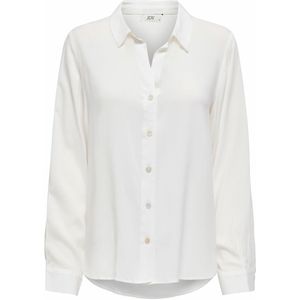 JDY - Hemd - Wit - Viscose - Lange Mouwen - Recht Model