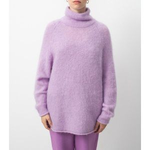 AMERICAN VINTAGE - NUNY - Gebreide Trui - Violet Kleur - Alpaca Mix