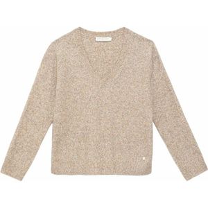 LA PETITE ÉTOILE - MANTIA - Trui met V-hals - Kastanje - Polyester