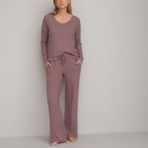 Pyjama ensemble LA REDOUTE COLLECTIONS. Katoen materiaal. Maten 42/44 FR - 40/42 EU. Roze kleur