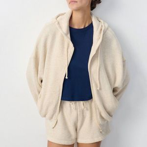 AMERICAN VINTAGE - ITONAY - Zip-up Hoodie - Ecru - Katoen