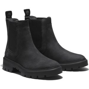 Leren boots Cortina Valley Chelsea TIMBERLAND. Leer materiaal. Maten 40. Zwart kleur