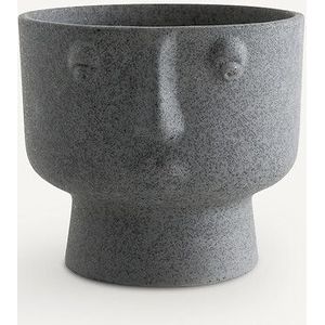 Lesego AM.PM. Bloempot - Zwart - Keramiek