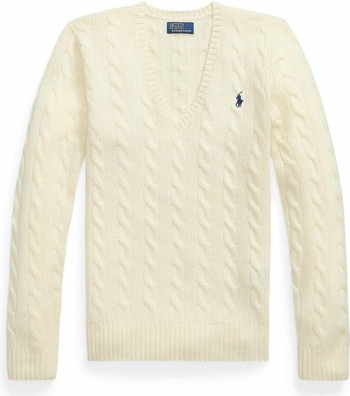 Polo Ralph Lauren - 211971866001 - Vest - Beige - Wol en Kasjmier