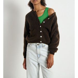 AMERICAN VINTAGE - VITOW - Vest - Mêlee Kastanje - Wolmix