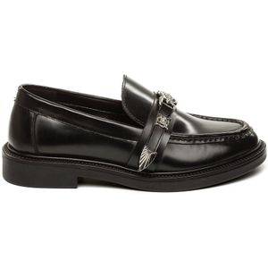 Loafers in leer Lazarus STEVE MADDEN. Leer materiaal. Maten 40. Zwart kleur