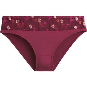 LA REDOUTE COLLECTIONS - Ivona - Slip - Rood - Geborduurde Tule