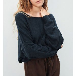 AMERICAN VINTAGE - DAMSVILLE - Trui - Marine/Zwart - Polyamide/Wol