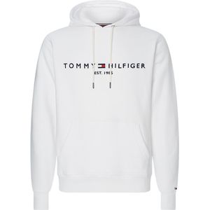 Hoodie, Tommy Logo TOMMY HILFIGER. Katoen materiaal. Maten S. Wit kleur