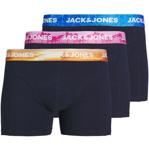 Set van 3 boxershorts JACK & JONES. Katoen materiaal. Maten XL. Blauw kleur