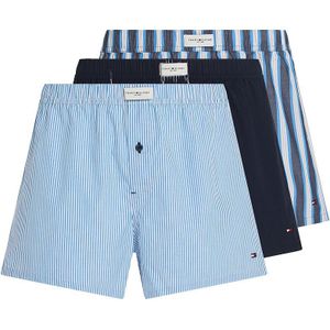 Set van 3 boxershorts TOMMY HILFIGER. Katoen materiaal. Maten M. Blauw kleur