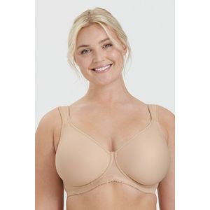 Miss Mary of Sweden - T-shirt Beha - Beige - Ongewatteerde Brede Rug - Seamless - 85D