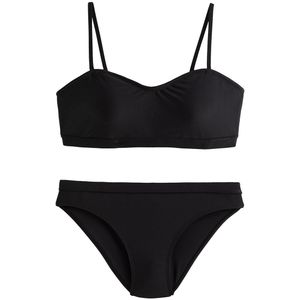 Bikini LA REDOUTE COLLECTIONS.  materiaal. Maten 12 jaar - 150 cm. Zwart kleur