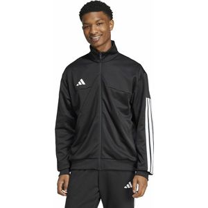 Adidas - Tiro - Trainingsjack - Zwart - Katoenmix