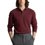POLO RALPH LAUREN - Slim-fit Poloshirt - Bordeaux - Katoen