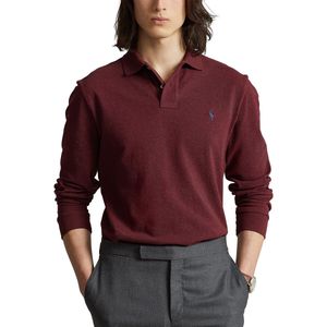 POLO RALPH LAUREN - Slim-fit Poloshirt - Bordeaux - Katoen