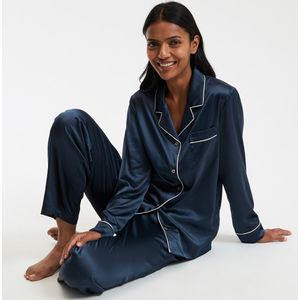 LA REDOUTE COLLECTIONS - Pyjama - Blauw - Satijn