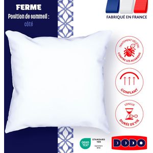 DODO - Hoofdkussen - Wit - 100% Polyester met Anti-mijt Behandeling
