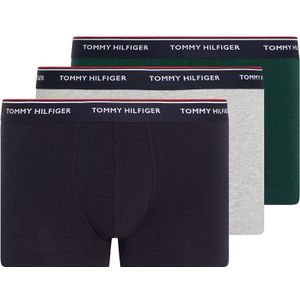Set van 3 boxershorts Stretch Premium Essentials TOMMY HILFIGER. Katoen materiaal. Maten L. Groen kleur