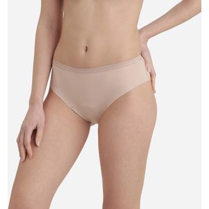 Menstruatieslip Micro PROTECT DIM. Polyamide materiaal. Maten 36/38 FR - 34/36 EU. Beige kleur