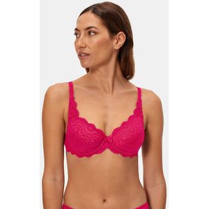 Omsluitende BH Flower Elegance PLAYTEX. Kant materiaal. Maten 105E FR - 90E EU. Roze kleur