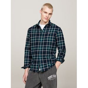 Tommy Jeans - TJM REG Check Flanne - Overhemd - Blauw - Flanel