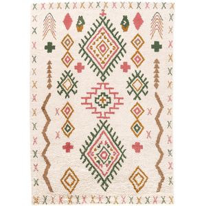 Vloerkleed berber stijl, in wol, Tobi LA REDOUTE INTERIEURS. Wol materiaal. Maten 160 x 230 cm. Multicolor kleur
